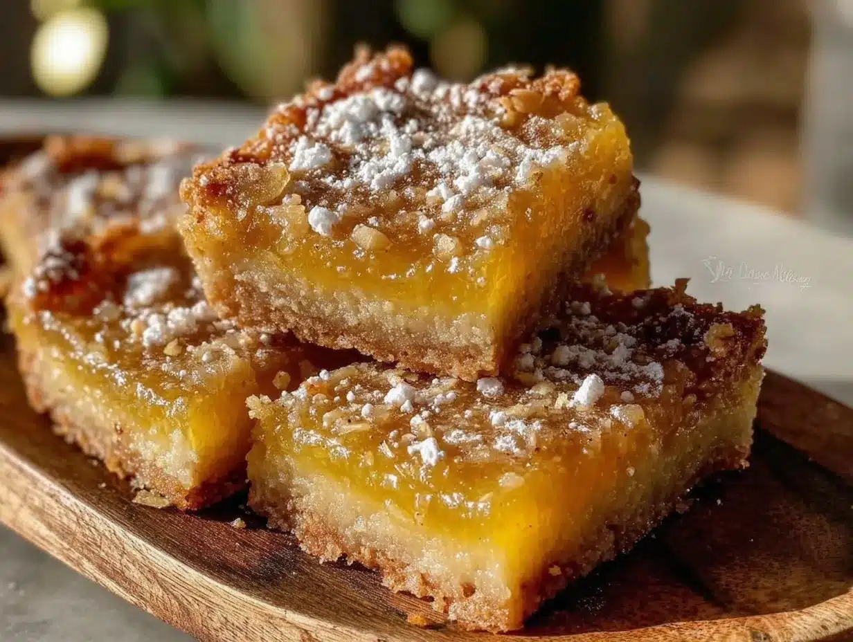 Gluten-Free Lemon Bars with Almond Crust Easy 30-Minute Recipe 4 gluten-free lemon bars preparation steps