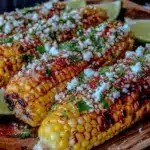 grilled corn on the cob with elote toppings - featured image