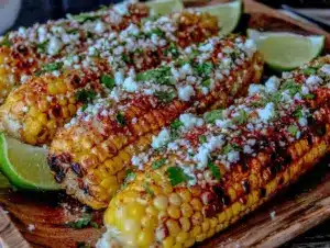 Home 5 grilled corn on the cob with elote toppings - featured image