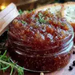 homemade fig jam with rosemary and black pepper - featured image