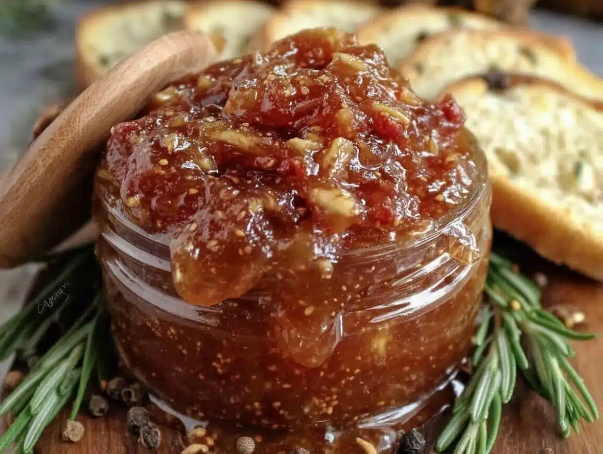 Homemade Fig Jam Recipe with Rosemary and Black Pepper Easy Spiced Twist 4 homemade fig jam with rosemary and black pepper preparation steps