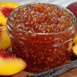 homemade peach jam - featured image