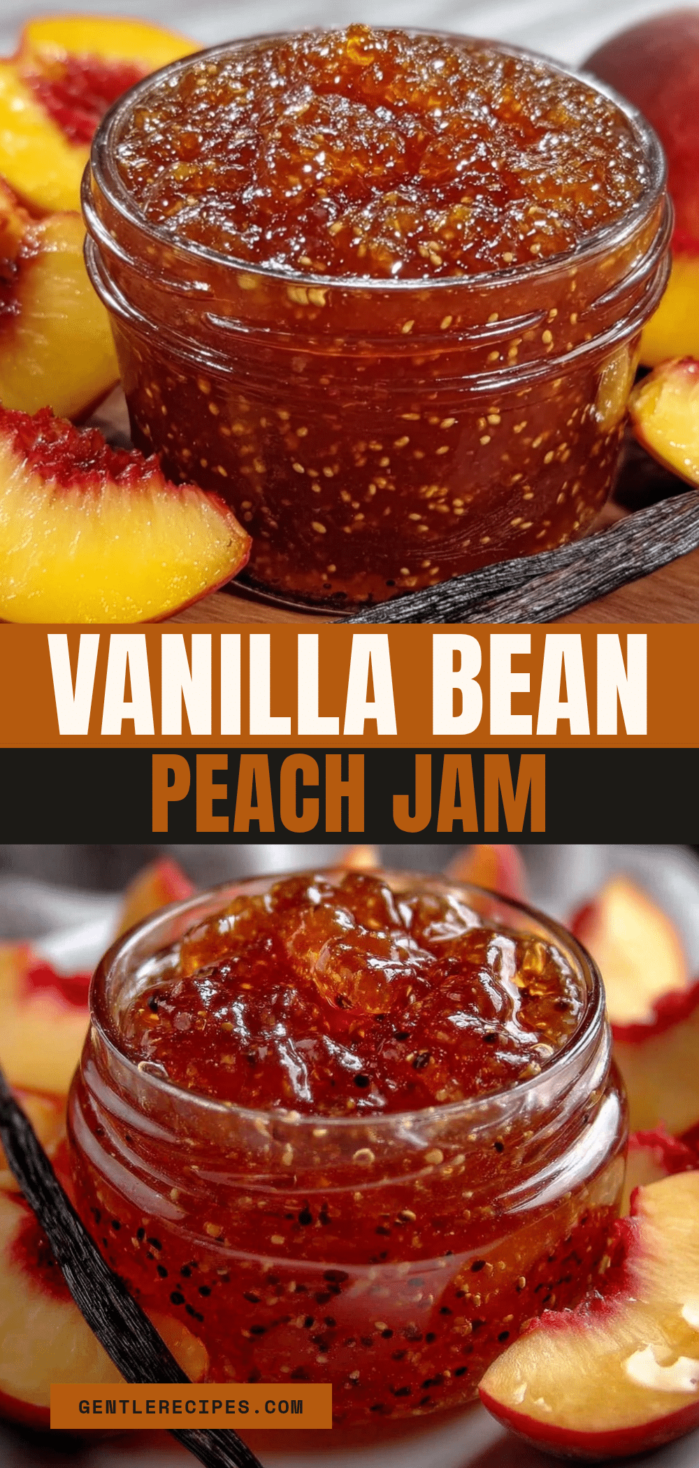 Homemade Peach Jam with Vanilla Bean Easy Recipe for Sweet Flavor 5 homemade peach jam recipe