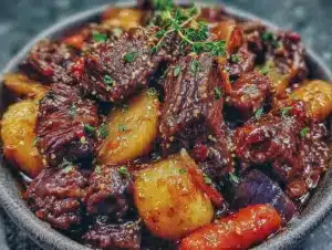 Home 7 Instant Pot beef stew with red wine - featured image