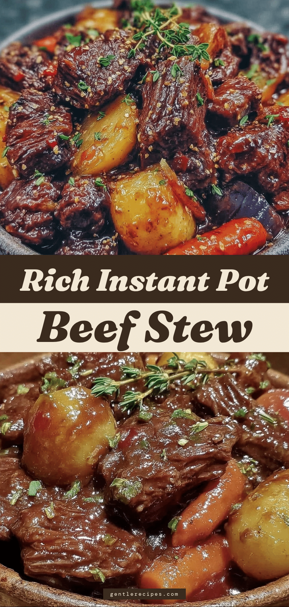 Instant Pot Beef Stew with Red Wine Recipe Easy and Ready in 45 Minutes 5 Instant Pot beef stew with red wine recipe