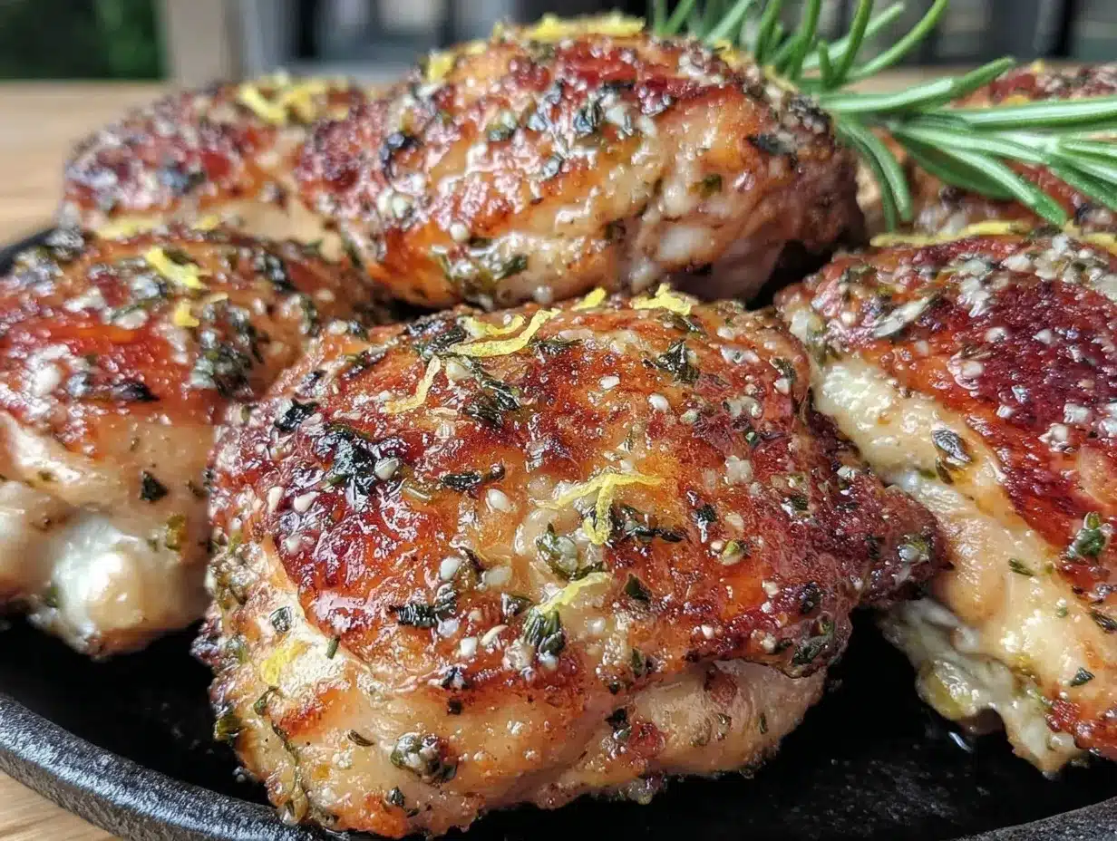 Keto Crispy Air Fryer Chicken Thighs Easy Lemon Herb Marinade Recipe 4 keto crispy air fryer chicken thighs preparation steps