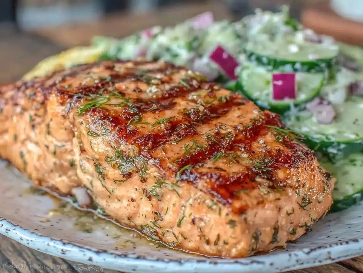 Keto Grilled Lemon Herb Salmon Recipe Easy Tender Juicy in 25 Minutes 4 keto grilled lemon herb salmon preparation steps