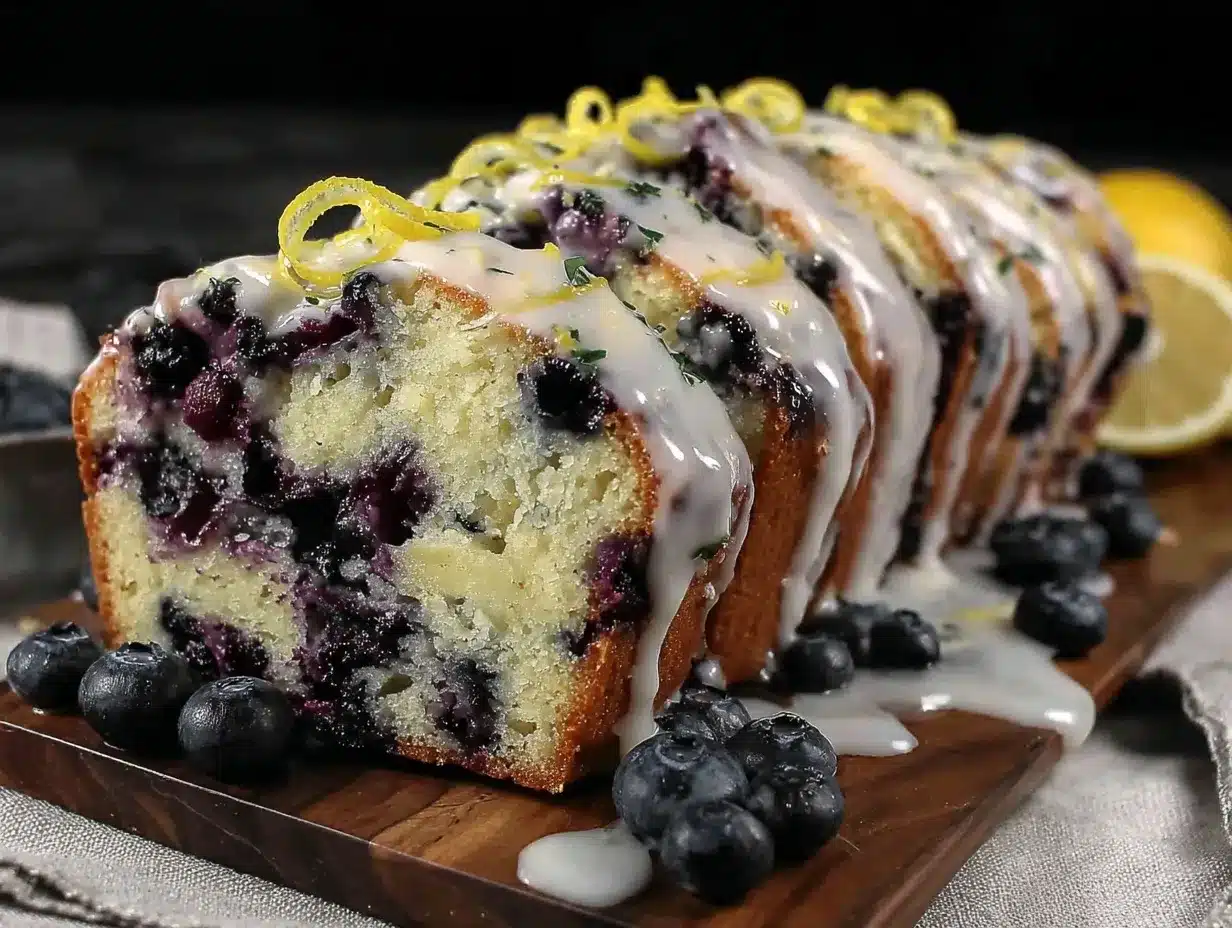 Lemon Blueberry Pound Cake Recipe Easy Homemade Fathers Day Dessert 4 lemon blueberry pound cake recipe preparation steps