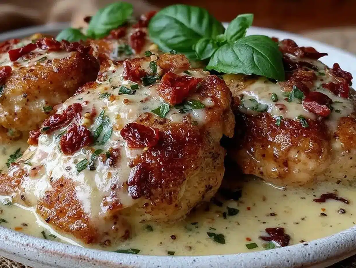 Marry Me Chicken Recipe with Creamy Sun-Dried Tomato Sauce Ready Fast 4 Marry Me Chicken preparation steps
