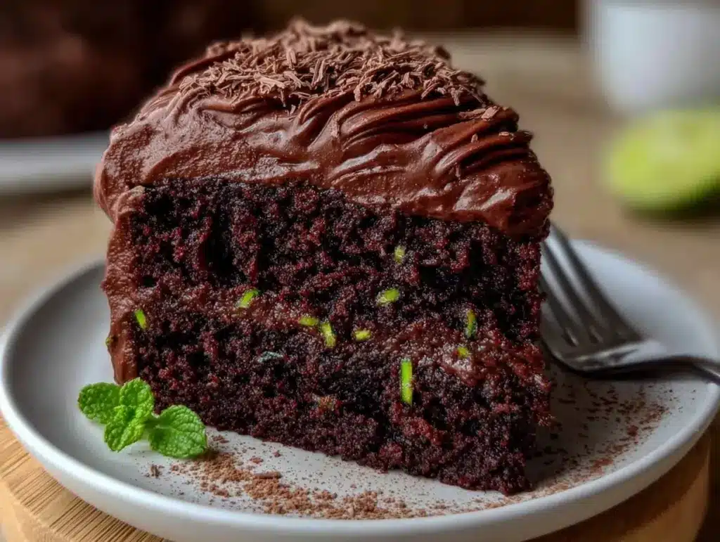Home 2 moist chocolate zucchini cake - featured image