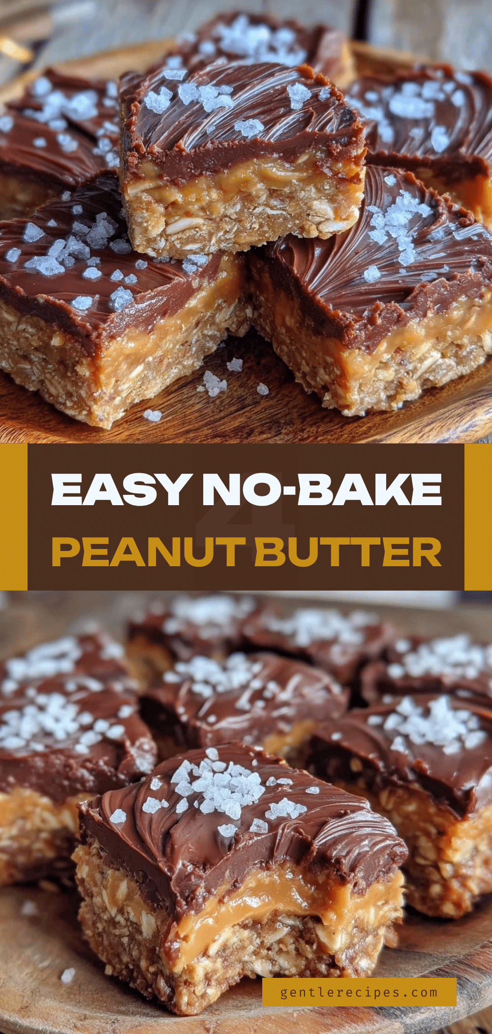 No-Bake Peanut Butter Chocolate Bars Easy Recipe Ready in 20 Minutes 5 no-bake peanut butter chocolate bars recipe