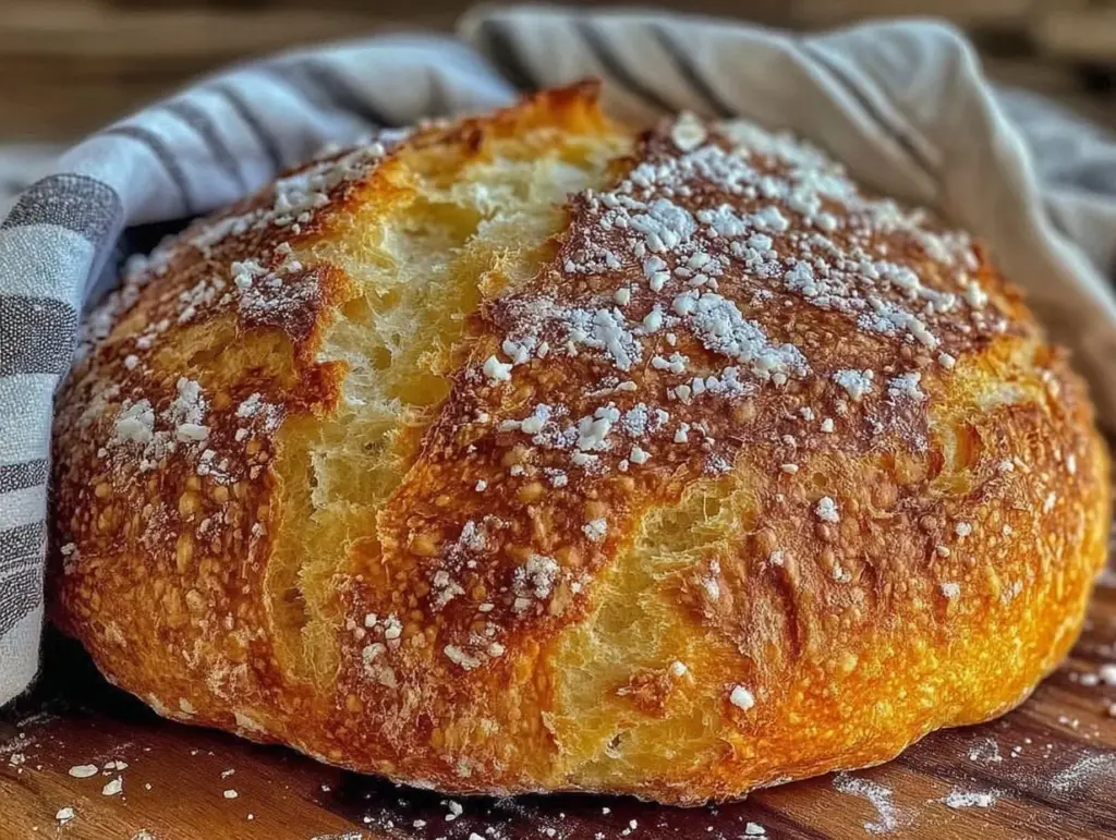Home 1 no-knead rustic sourdough bread - featured image