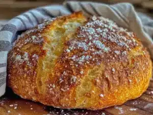 Home 4 no-knead rustic sourdough bread - featured image