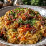 one-pot creamy mushroom risotto - featured image