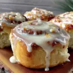 overnight cinnamon rolls brown butter frosting - featured image