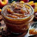 peach butter with cinnamon and cardamom - featured image