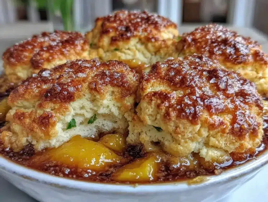 Home 3 peach cobbler recipe - featured image