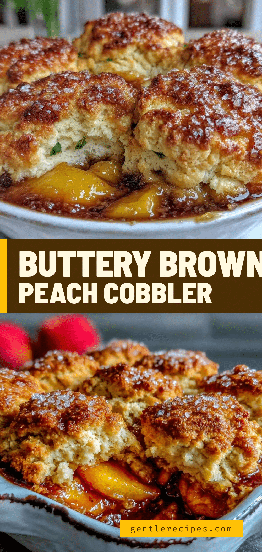 Peach Cobbler Recipe with Buttery Brown Sugar Biscuit Topping Easy and Perfect for Cozy Nights 5 peach cobbler recipe recipe
