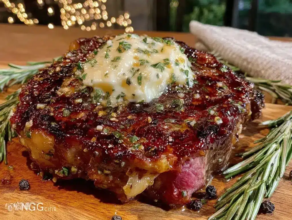 reverse sear ribeye steak - featured image