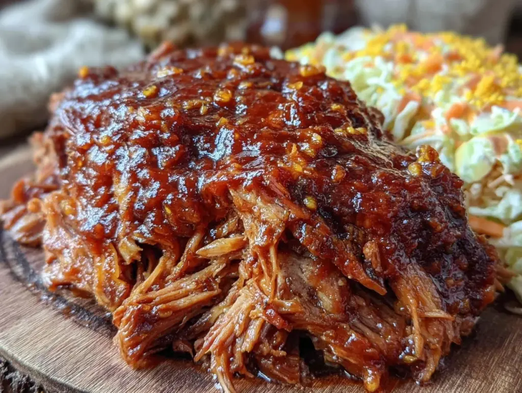 slow cooker bbq pulled pork - featured image