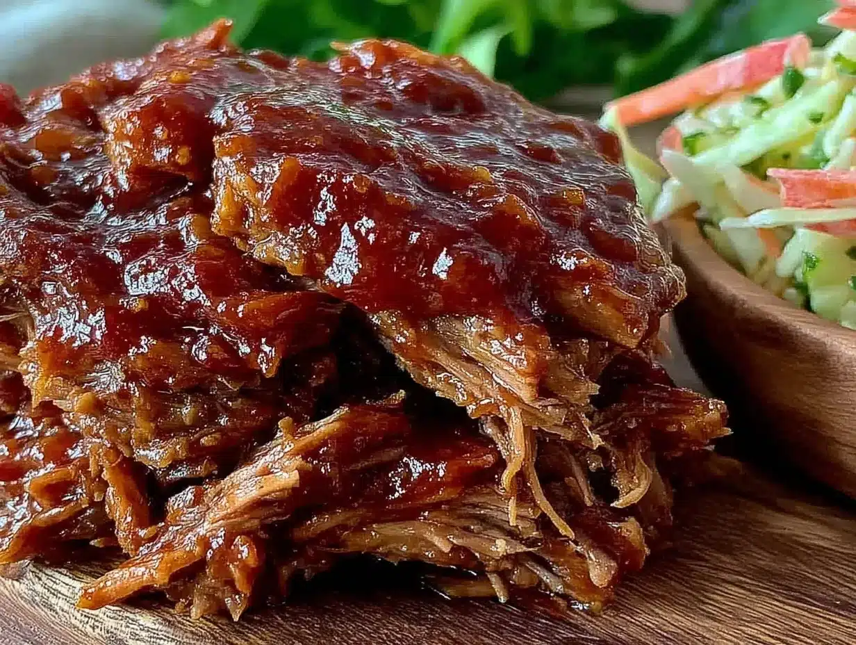 Slow Cooker BBQ Pulled Pork Recipe Easy Tender Juicy for Father’s Day 4 slow cooker bbq pulled pork preparation steps