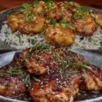 slow cooker honey garlic chicken - featured image