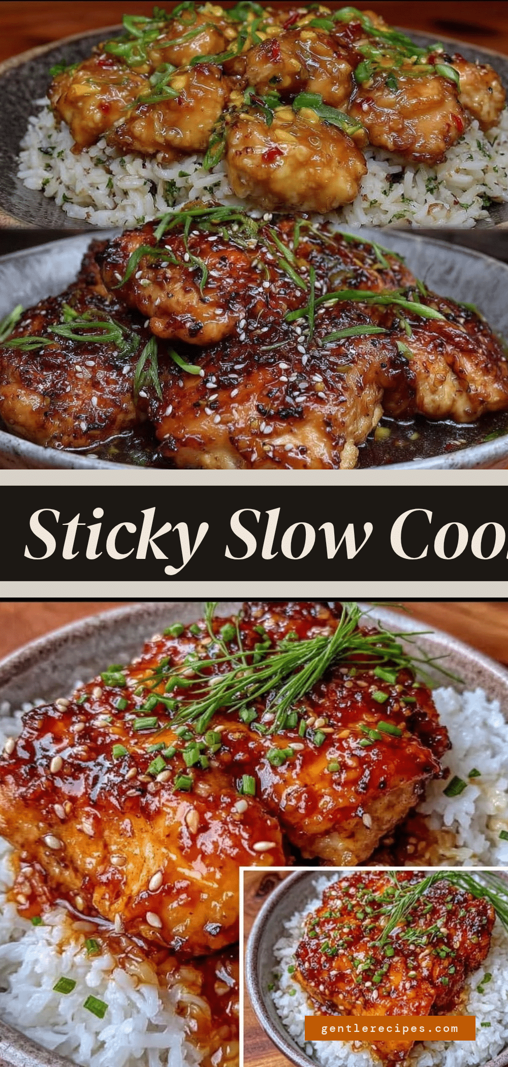 Slow Cooker Honey Garlic Chicken with Sesame Ginger Rice Recipe Easy and Perfect 5 slow cooker honey garlic chicken recipe