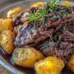 slow cooker pot roast - featured image