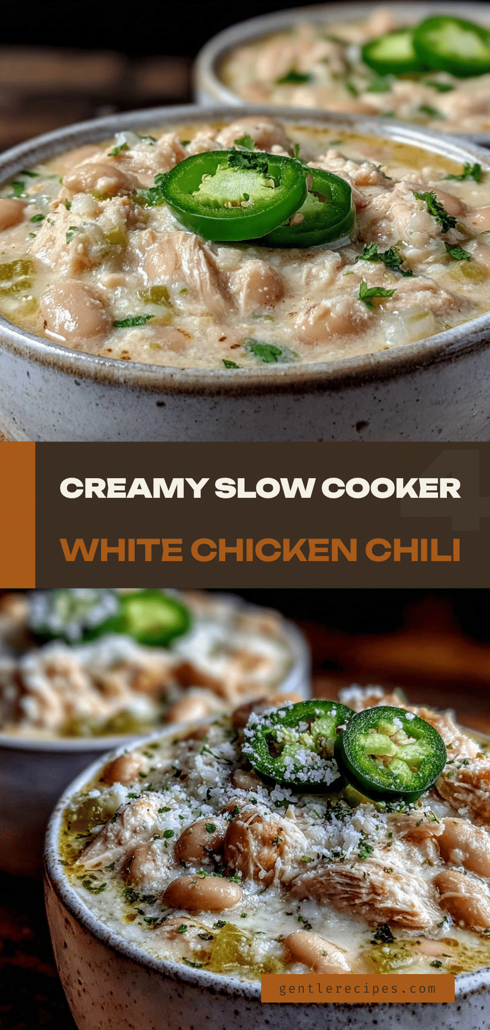 Slow Cooker White Chicken Chili with Cream Cheese Easy Cozy Recipe for Cold Nights 5 slow cooker white chicken chili recipe