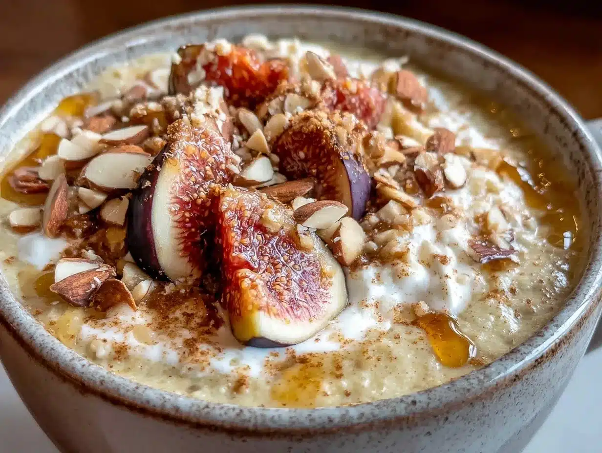 Spiced Fig Smoothie Bowl Recipe with Creamy Greek Yogurt in 15 Minutes 4 spiced fig smoothie bowl preparation steps