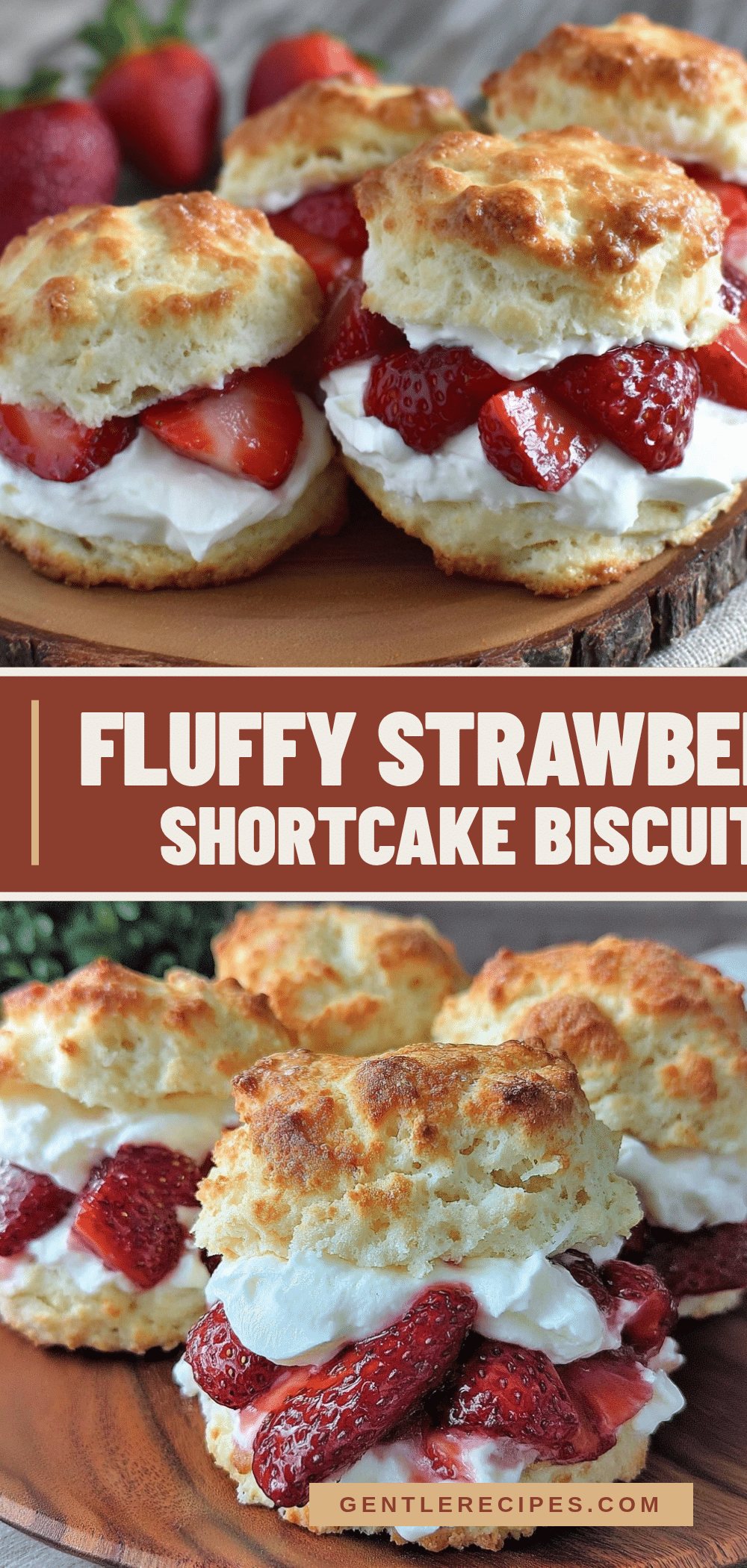 Strawberry Shortcake Biscuits Recipe Easy Flaky Tender with Whipped Cream 5 Strawberry Shortcake Biscuits recipe
