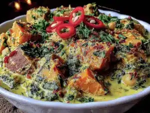 Home 5 vegan one-pot coconut curry with sweet potato - featured image