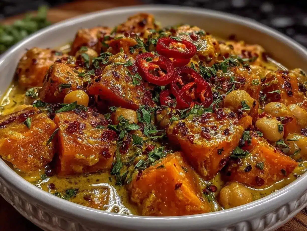 Vegan One-Pot Coconut Curry with Sweet Potato Easy 30-Minute Recipe 4 vegan one-pot coconut curry with sweet potato preparation steps