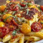 viral baked feta pasta recipe - featured image