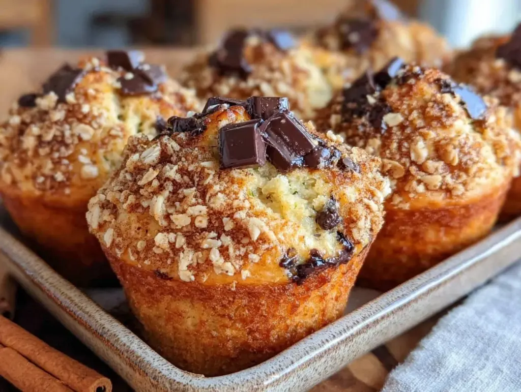 Home 1 zucchini chocolate chip muffins - featured image