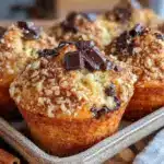 zucchini chocolate chip muffins - featured image
