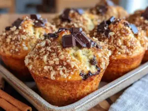 Home 4 zucchini chocolate chip muffins - featured image
