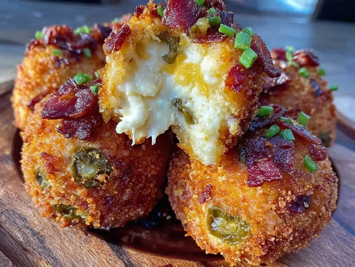 Bacon Cheese Balls with Jalapeño Recipe 5 Easy Party Snack Ideas 4 bacon cheese balls with jalapeño recipe preparation steps