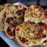 garlic flatbreads recipe - featured image