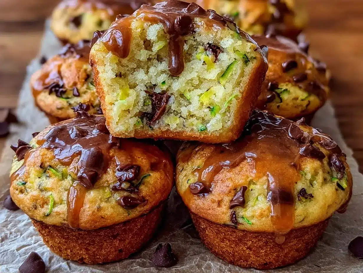 Bakery-Style Chocolate Zucchini Muffins: Best Easy Recipe 4 bakery-style chocolate zucchini muffins preparation steps