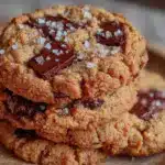 chewy brown butter chocolate chip cookies - featured image