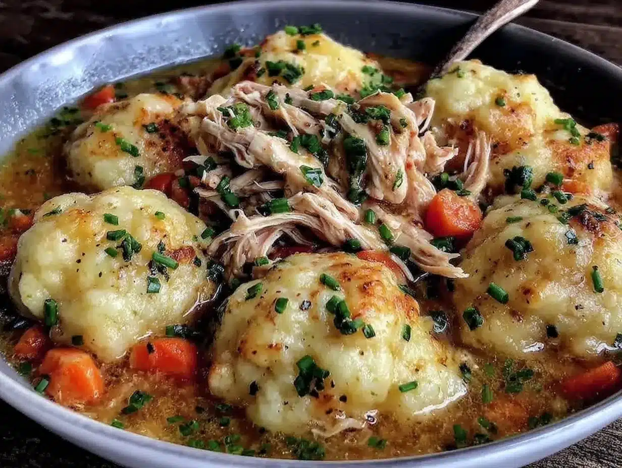 Creamy Chicken and Dumplings: Easy 45-Minute Dinner 4 creamy chicken and dumplings preparation steps