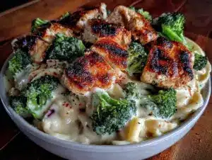 Home 5 creamy chicken broccoli alfredo - featured image