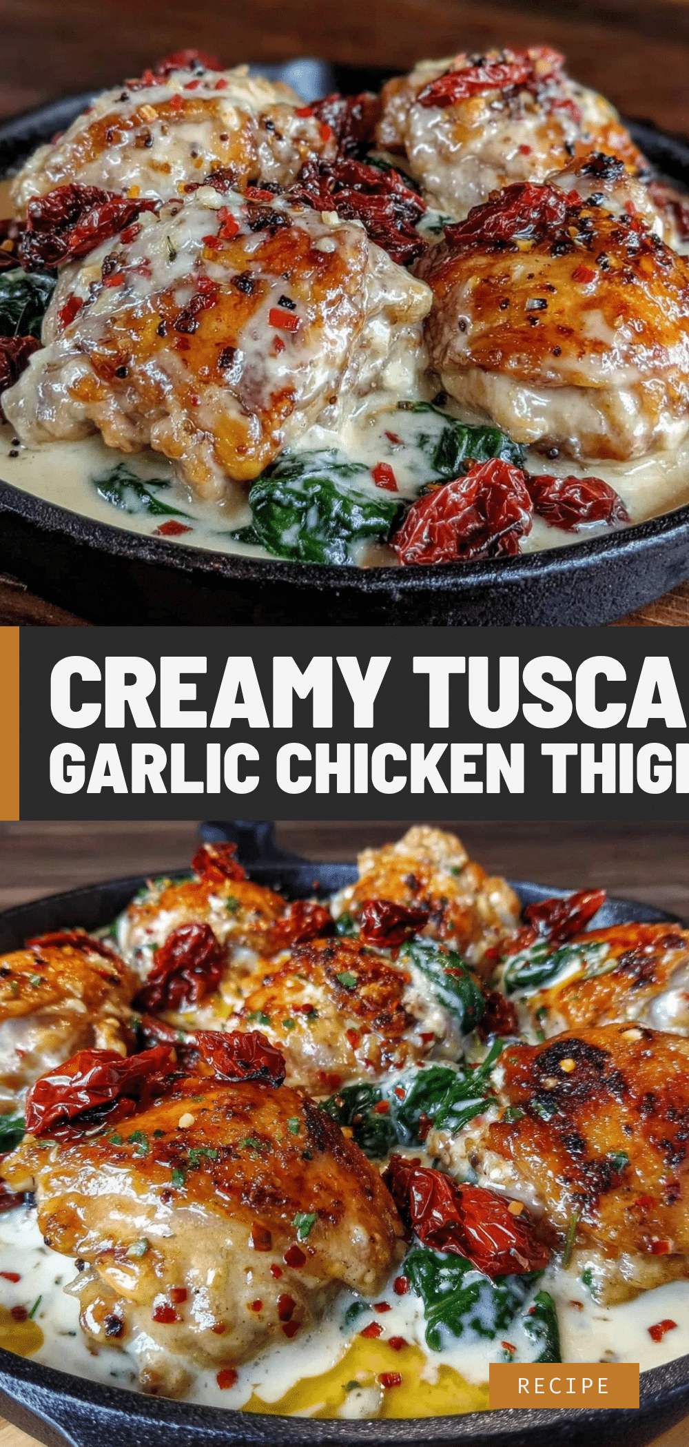 Creamy Tuscan Chicken Thighs: Easy 30-Minute Dinner 5 creamy Tuscan chicken thighs recipe