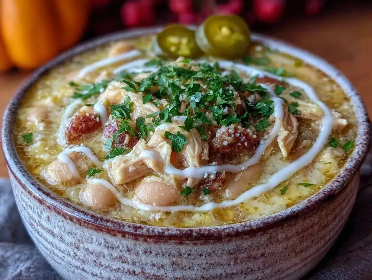 Creamy White Chicken Chili: Best 30-Minute Easy Recipe 4 creamy white chicken chili preparation steps