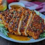 crispy oven-baked pork chops with apple cider glaze - featured image