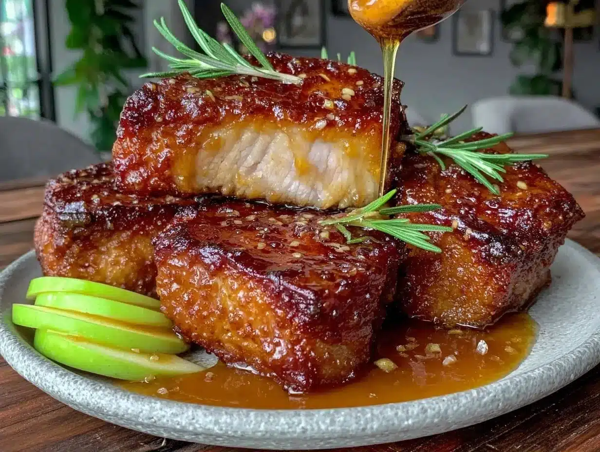 Crispy Oven-Baked Pork Chops with Apple Cider Glaze 4 crispy oven-baked pork chops with apple cider glaze preparation steps