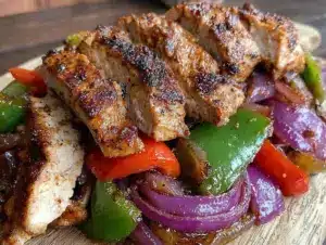 Home 4 crispy sheet pan chicken fajitas - featured image