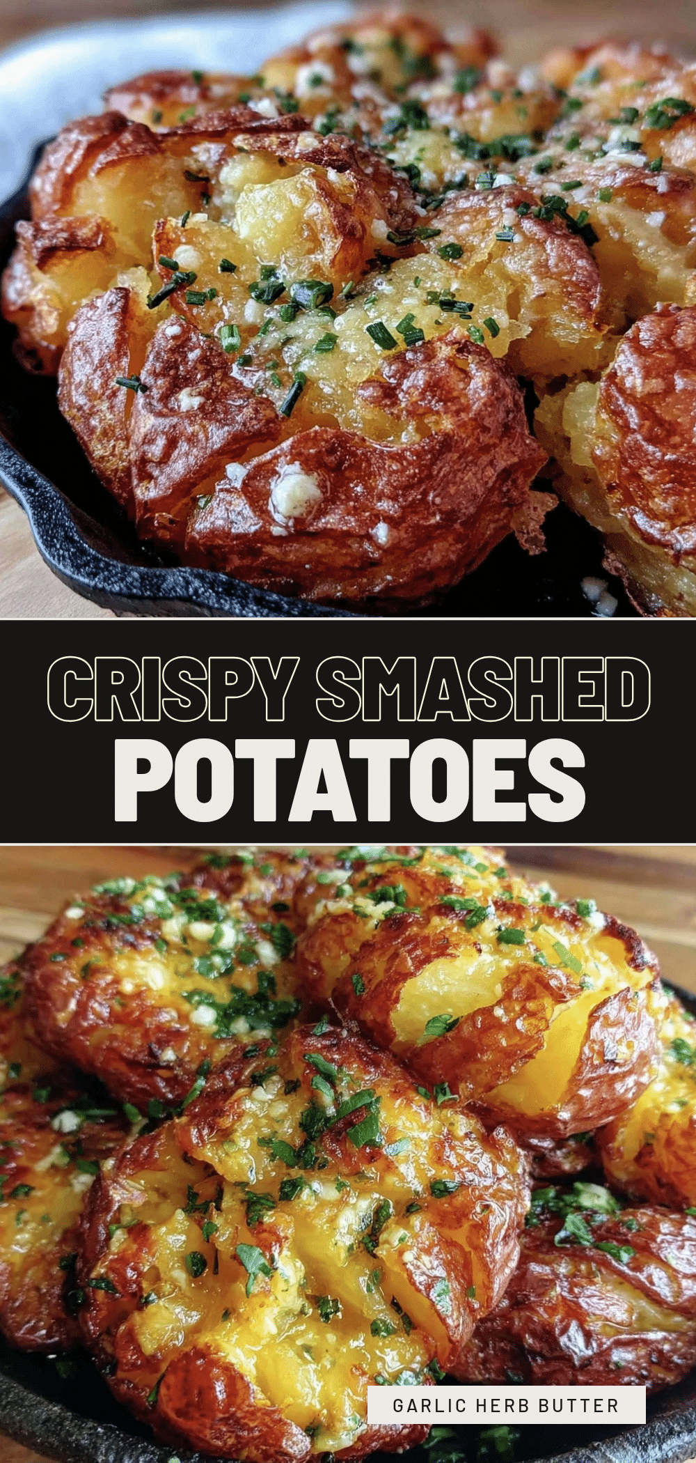 Crispy Smashed Potatoes: 15-Minute Garlic Herb Butter Recipe 5 crispy smashed potatoes recipe