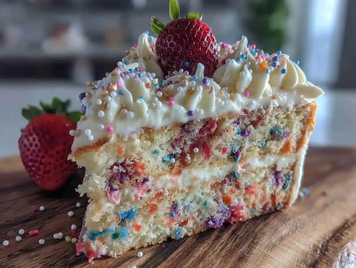 Easy Birthday Confetti Cake: Best 1-Hour Birthday Cake 4 easy birthday confetti cake preparation steps